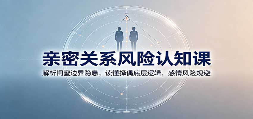 亲密关系风险课:闺蜜边界隐患与择偶底层逻辑,感情避坑指南 亲密关系风险课:闺蜜边界隐患与择偶底层逻辑,感情避坑指南