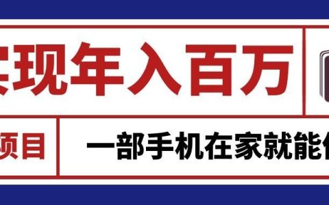 网创平台卖项目年入百万，一部手机在家做网创系统虚拟资料