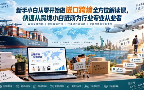 新手小白从零做进口跨境全攻略：1210保税、9610直邮、三单对碰与SBBC分销系统实操详解