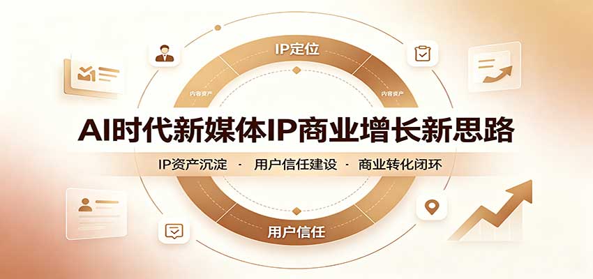 2026 AI新媒体IP获客思维破局课：40分钟极简运营打通获客路径