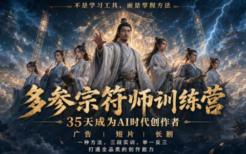 2026 AI视频创作训练营35天，广告短片漫剧全品类实战