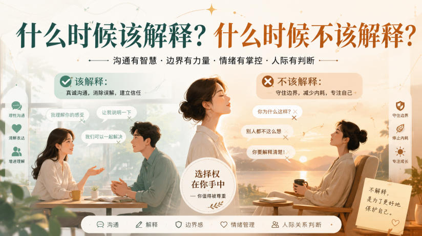 2026 解释与不解释的分寸：内心强大的关键智慧