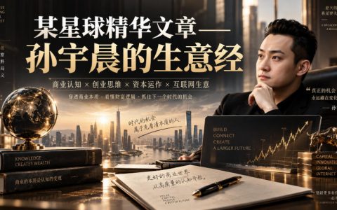 孙宇晨生意经揭秘：流量是财富引擎，波场TRX如何靠热搜续命？