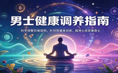 男士健康调养指南：饮食结构+健身训练+心态疏导，改善身心