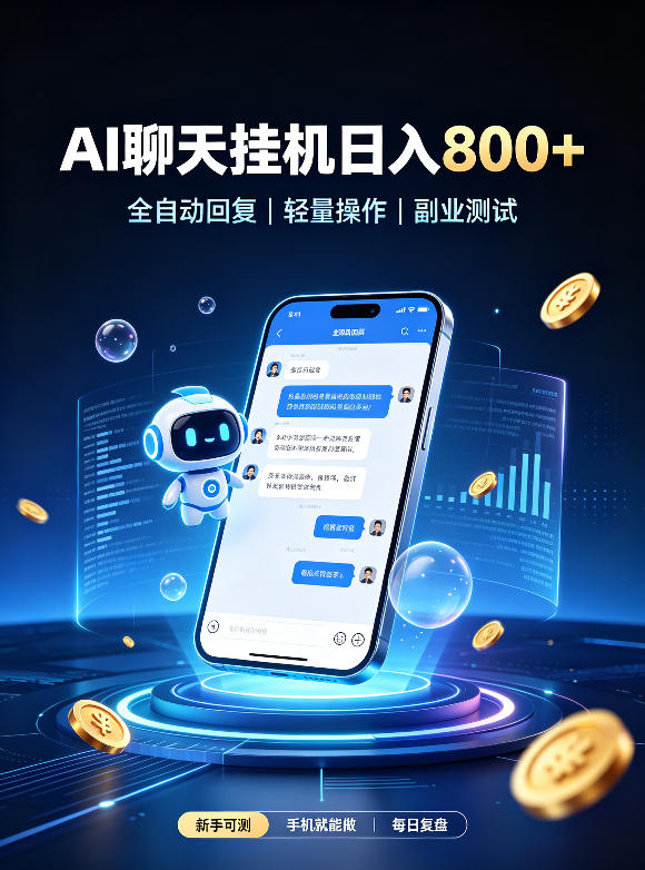 AI聊天G机副业变现800方法,交友平台自动化脚本矩阵实操指南 AI聊天G机副业变现800方法,交友平台自动化脚本矩阵实操指南