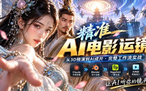 Claude+Blender+Higgsfield插件实测：AI视频精准运镜教程