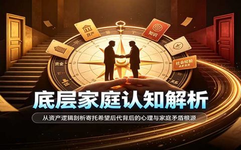 底层家庭为何押注后代？资产逻辑解析亲子矛盾与教育误区