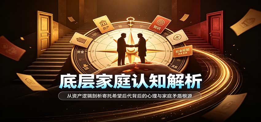 底层家庭为何押注后代？资产逻辑解析亲子矛盾与教育误区