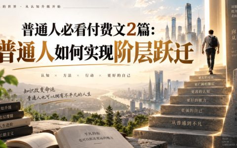 普通人如何实现阶层跃迁？从家庭财务规划到投资实战的进阶指南