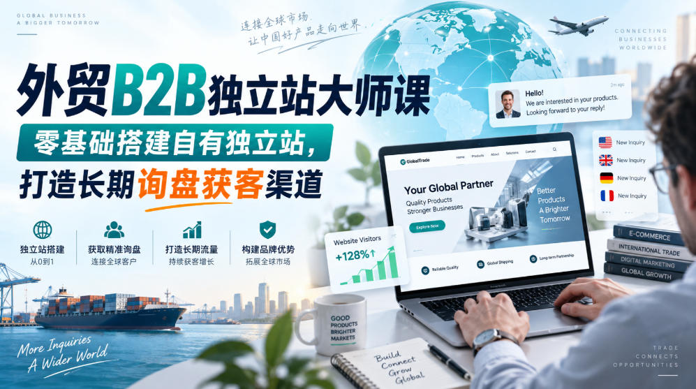 外贸B2B独立站建站教程：WordPress+Elementor零基础搭建谷歌SEO询盘站
