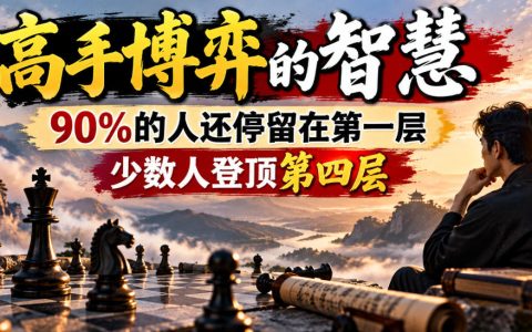 高手博弈智慧四层逻辑：普通人最缺的博弈算账能力与破局思维