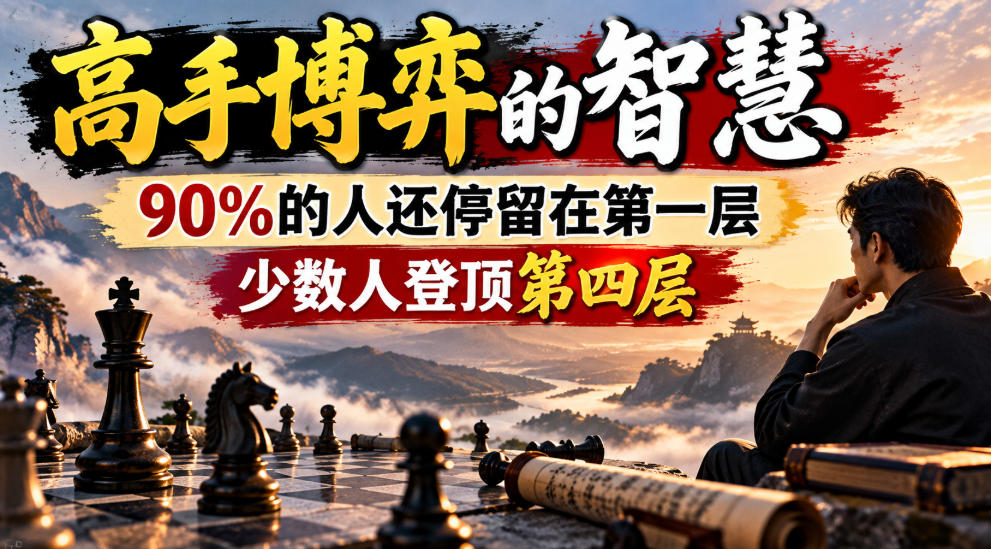 高手博弈智慧四层逻辑：普通人最缺的博弈算账能力与破局思维