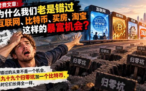 为什么我们总错过比特币买房等暴富机会？365天财报抓α方法