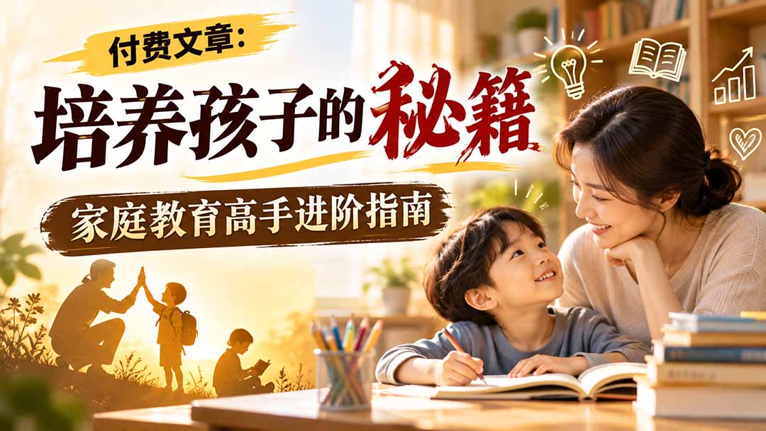 遇物则诲：家庭教育高手进阶指南，不吼不叫培养孩子自律与责任感