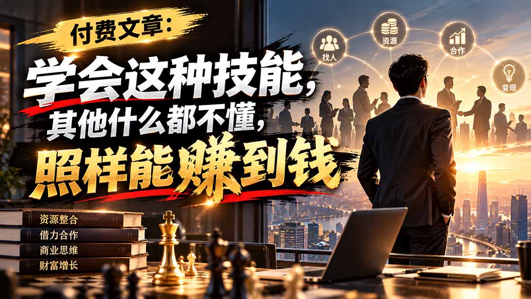 2026 普通人年赚几十万到几百万，最需要提升的是什么？