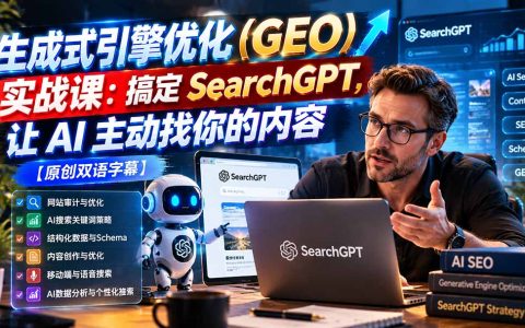 GEO实战课：SearchGPT优化、结构化数据与AI搜索策略