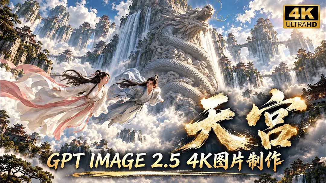 GPT Image 2.5实测：4K清晰度、手指皮肤修图与天宫场景测评