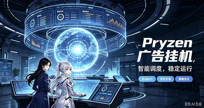 Pryzen广告G机副业：AI模拟真人浏览零基础小白快速上手增收