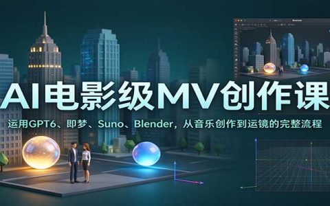 GPT6+即梦+Suno+Blender：AI电影级MV制作全流程课