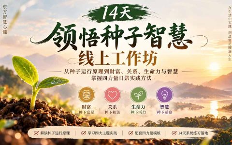 2026 14天种子智慧工作坊：财富关系生命力与四力量实践