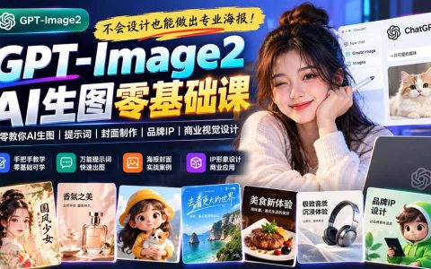 GPT-Image2零基础AI生图教程：提示词海报封面IP设计