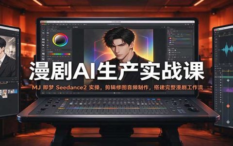 AI漫剧制作全流程实战：Midjourney+即梦4.0+Seedance2从入门到精通