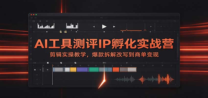 AI工具测评IP孵化实战营:剪映剪辑实操+爆款改写,从零起号到商单变现 AI工具测评IP孵化实战营:剪映剪辑实操+爆款改写,从零起号到商单变现