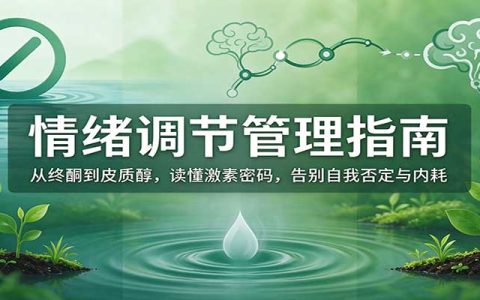 情绪调节管理指南：读懂睾酮与皮质醇激素密码，告别自我否定与内耗