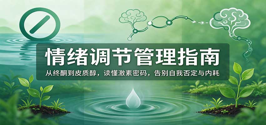 情绪调节管理指南：读懂睾酮与皮质醇激素密码，告别自我否定与内耗