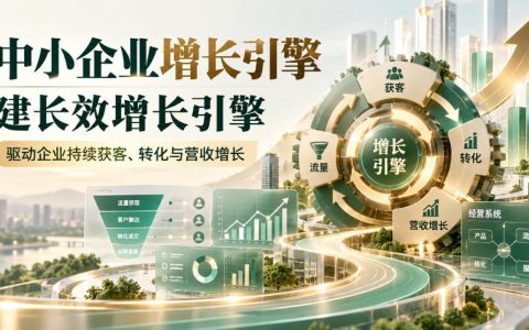 中小企业增长引擎：8节课搭建引流转化复购闭环，破解获客难转化低