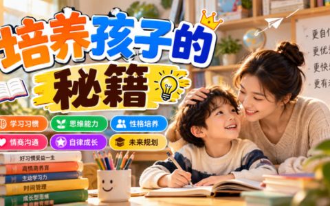遇物则诲：培养孩子的秘籍，不搞说教用规则和选择权代替命令