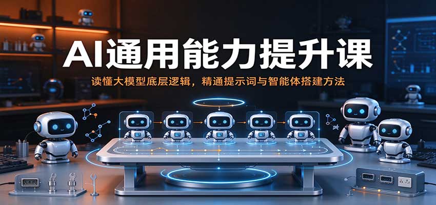 AI大模型底层逻辑与提示词工程智能体搭建通用能力提升课