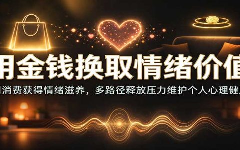 高收入人群如何用消费购买情绪价值：五大路径释放压力维护心理健康