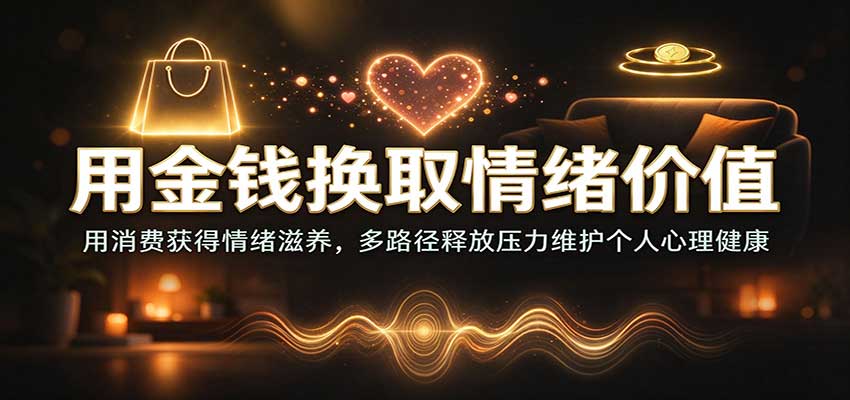 高收入人群如何用消费购买情绪价值：五大路径释放压力维护心理健康