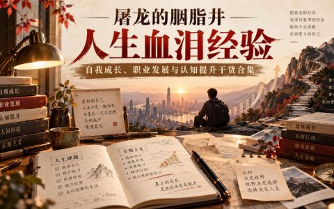 屠龙的胭脂井人生经验合集：自我成长职业发展认知提升干货