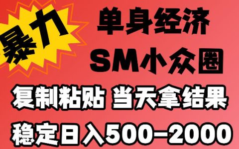 2026小众情感赛道手机操作十分钟见收益小白当天上手复制粘贴模板变现500步骤-1步骤