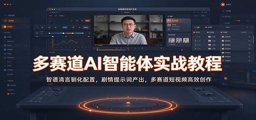 智谱清言AI智能体实战教程：剧情提示词与多赛道短视频创作