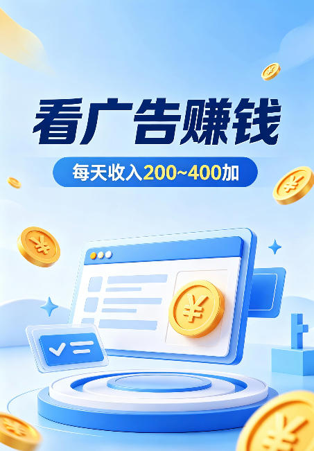 普通人副业AI自动浏览广告零经验变现300方法稳定增收