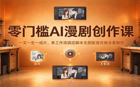 零基础AI漫剧制作教程：单工作流搞定脚本生图配音剪辑全流程